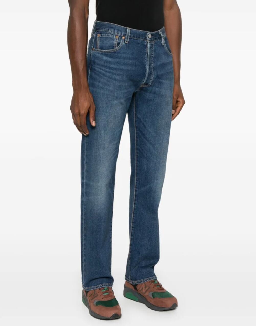 LEVI'S Men's 501 Original Straight Leg Jeans 42x32 Medium Wash NWT 00501-3333